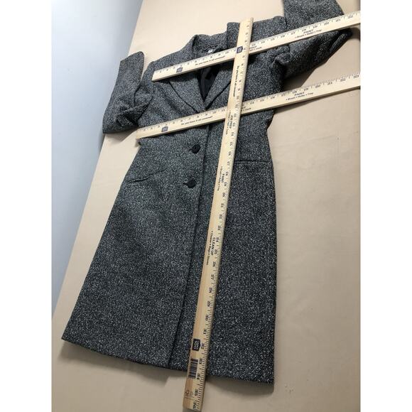 Harris Wallace Petite Jacket Coat Tweed Women’s 4P 3 Buttons Front Long Sleeve - Picture 7 of 9